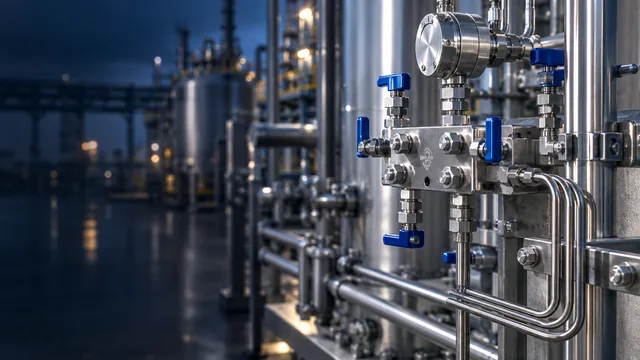 Componentes de controle de fluidos para aplicações industriais